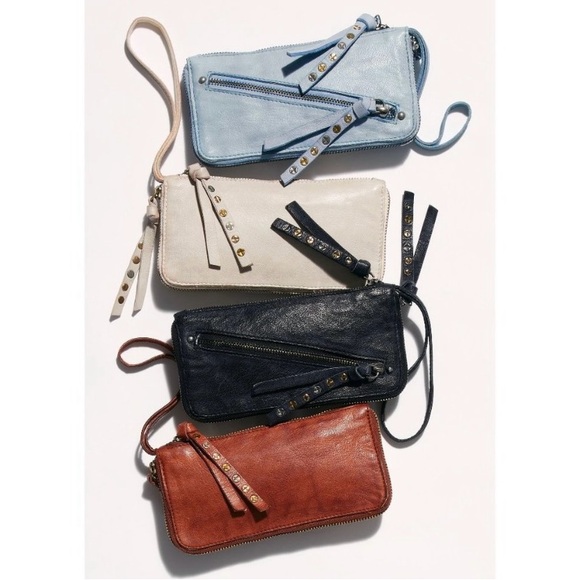 NWT Free People Distressed Wallet - Cognac - Picture 4 of 8